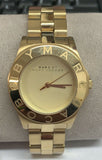 Marc Jacobs Blade Gold Dial Gold Steel Strap Watch for Women - MBM3126 Authentic Buy Shop Now