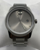 Movado Bold Verso Grey Dial Grey Steel Strap Watch for Men - 3600860 Authentic Buy Shop Now