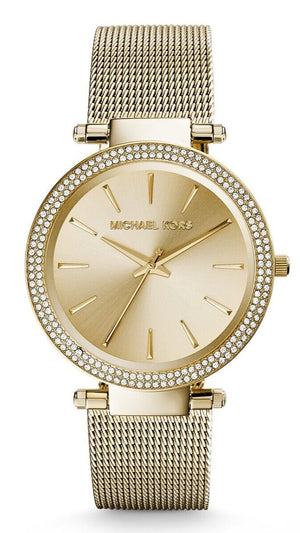 Michael Kors Darci Gold Dial Gold Mesh Bracelet Watch for Women - MK3368 Authentic Buy Shop Now