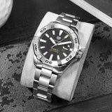 Tag Heuer Aquaracer Automatic Black Dial Silver Steel Strap Watch for Men - WAY2010.BA0927 Authentic Buy Shop Now