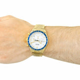 Hugo Boss Trophy White Dial Gold Steel Strap Watch for Men - 1513631 Authentic Buy Shop Now