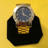 Marc Jacobs Amy Blue Dial Gold Steel Strap Watch for Women - MBM3166 Authentic Buy Shop Now