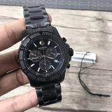 Movado Series 800 Chronograph Black Dial Black Steel Strap Watch For Men - 2600119 Authentic Buy Shop Now