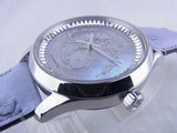 Gucci G Timeless Automatic Mother of Pearl Dial Blue Leather Strap Watch For Women - YA1264113 Authentic Buy Shop Now