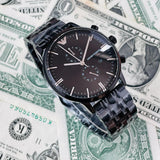 Emporio Armani Chronograph Black Dial Black Steel Strap Watch For Men - AR1934 Authentic Buy Shop Now