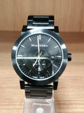 Burberry The City Black Dial Black Leather Strap Watch for Men - BU9906 Authentic Buy Shop Now