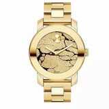 Movado Bold Glitter Gold Dial Gold Steel Strap Watch for Women - 3600346 Authentic Buy Shop Now