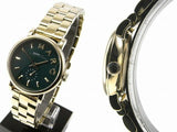 Marc Jacobs Baker Green Dial Gold Steel Strap Watch for Women - MBM3249 Authentic Buy Shop Now