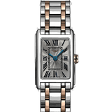 Longines Dolcevita 18K Gold Silver Dial Two Tone Steel Strap Watch for Women - L5.258.5.71.7 Authentic Buy Shop Now