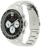 Tommy Hilfiger Luke Quartz Black Dial Silver Steel Strap Watch for Men - 1791120 Authentic Buy Shop Now