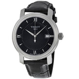 Tissot T Classic Bridgeport Black Dial Black Leather Strap Watch For Men - T097.410.16.058.00 Authentic Buy Shop Now