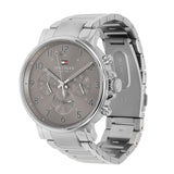 Tommy Hilfiger Chronograph Grey Dial Silver Steel Strap Watch for Men - 1710382 Authentic Buy Shop Now