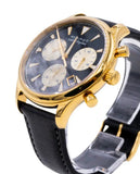 Movado Heritage Chronograph Calendoplan Blue Dial Black Leather Strap Watch for Men - 3650006 Authentic Buy Shop Now