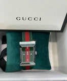 Gucci G-Frame Mother of Pearl Dial Two Tone Nylon Strap Watch For Women - YA147404 Authentic Buy Shop Now