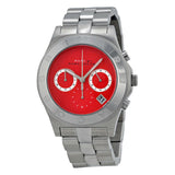 Marc Jacobs Blade Orange Dial Silver Steel Strap Watch for Women - MBM3306 Authentic Buy Shop Now