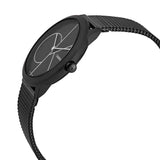 Calvin Klein Minimal Black Dial Black Mesh Bracelet Watch for Women - K3M224X1 Authentic Buy Shop Now