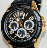 Guess Delta Black Dial Black Rubber Strap Watch for Men - GW0051G2 Authentic Buy Shop Now