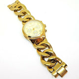 Michael Kors Runway Twist Gold Dial Gold Stainless Steel Strap Watch for Women - MK3131 Authentic Buy Shop Now