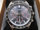 Guess Altitude Chronograph Black Dial Black Rubber Strap Watch for Men - GW0332G1 Authentic Buy Shop Now