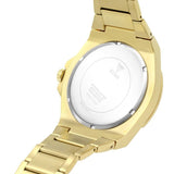 Guess Zeus Diamonds Gold Dial Gold Steel Strap Watch for Men - GW0209G2 Authentic Buy Shop Now