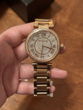 Michael Kors Skylar Rose Gold Dial Rose Gold Steel Strap Watch for Women - MK5868 Authentic Buy Shop Now