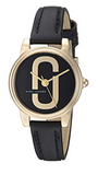 Marc Jacobs Corie Black Dial Black Leather Strap Watch for Women - MJ1580 Authentic Buy Shop Now