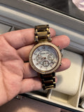 Michael Kors Parker White Dial with Diamonds Rose Gold Steel Strap Watch for Women - MK5491 Authentic Buy Shop Now