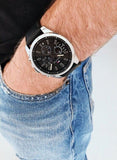 Tommy Hilfiger Decker Black Dial Black Leather Strap Watch for Men - 1791563 Authentic Buy Shop Now