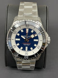 Breitling Superocean Automatic 44mm Blue Dial Silver Steel Strap Watch for Men - A17376211C1A1 Authentic Buy Shop Now