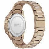 Hugo Boss Trophy Grey Dial Rose Gold Steel Strap Watch for Men - 1513632 Authentic Buy Shop Now