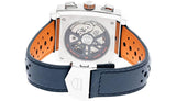 Tag Heuer Monaco Gulf Automatic Chronograph Blue Dial Blue Leather Strap Watch for Men - CBL2115.FC6494 Authentic Buy Shop Now