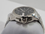 Gucci G Chrono Black Dial Silver Steel Strap Watch For Men - YA101204 Authentic Buy Shop Now