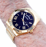 Guess Connoisseur Black Dial Gold Steel Strap Watch for Men - GW0265G3 Authentic Buy Shop Now