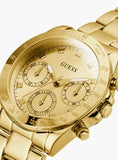 Guess Eclipse Gold Dial Gold Steel Strap Watch for Women - GW0314L2 Authentic Buy Shop Now