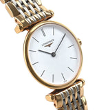 Longines La Grande Classique De Longines White Dial Two Tone Mesh Bracelet Watch for Women - L4.209.1.91.7 Authentic Buy Shop Now