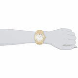 Marc Jacobs Rivera White Dial Gold Steel Strap Watch for Women - MBM3137 Authentic Buy Shop Now