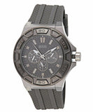 Guess Force Grey Dial Grey Rubber Strap Watch For Men - W0674G8 Authentic Buy Shop Now