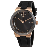 Movado Bold Fusion Black Dial Black Silicone Strap Watch for Men - 3600622 Authentic Buy Shop Now