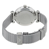 Emporio Armani Gianni T Bar Mother of Pearl Dial Silver Steel Strap Watch For Women - AR1955 Authentic Buy Shop Now
