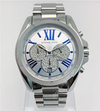 Michael Kors Bradshaw Quartz Silver Dial Silver Steel Strap Watch For Women - MK6320 Authentic Buy Shop Now