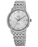 Omega De Ville Prestige Co-Axial Silver Dial Silver Steel Strap Watch for Men - 424.10.40.20.02.003 Authentic Buy Shop Now