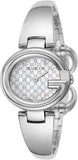 Gucci Guccissima Quartz Silver Dial Silver Steel Strap Watch For Women - YA134511 Authentic Buy Shop Now
