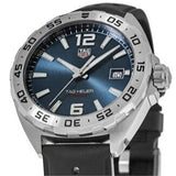 Tag Heuer Formula 1 Quartz Blue Dial Black Rubber Strap Watch for Men - WAZ1118.FT8023 Authentic Buy Shop Now