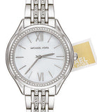 Michael Kors Mindy White Dial Silver Steel Strap Watch For Women - MK7075 Authentic Buy Shop Now