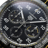 Tag Heuer Carrera x Porsche Automatic Chronograph Black Dial Black Nylon Strap Watch for Men - CBN2A1H.FC6512 Authentic Buy Shop Now