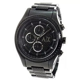 Armani Exchange Chronograph Black Dial Black Steel Strap Watch For Men - AX1605 Authentic Buy Shop Now