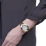 Guess Vista Diamonds Gold Dial Gold Steel Strap Watch for Women - W13573L1 Authentic Buy Shop Now