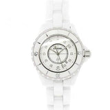 Chanel J12 Diamonds Ceramic White Dial White Steel Strap Watch for Women - J12 H1628 Authentic Buy Shop Now