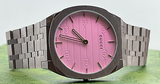Gucci 25H Quartz Pink Dial Silver Steel Strap Watch for Women - YA163410 Authentic Buy Shop Now