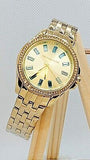 Michael Kors Mini Pilot Quartz Gold Dial Gold Steel Strap Watch For Women - MK7366 Authentic Buy Shop Now